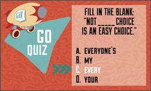 Go Quiz - A1