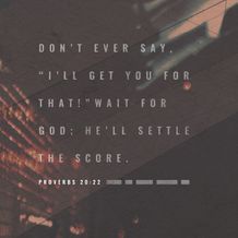 Proverbs 20:22
