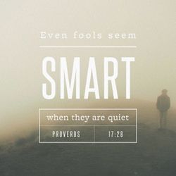 Proverbs 17:28