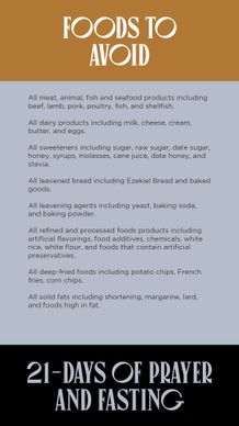 Fasting Foods To Avoid