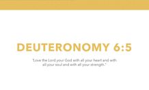 Deuteronomy 6:5