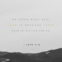 1 John 3:16