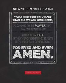 Ephesians 3:20-21