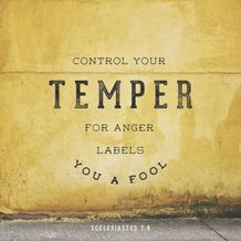 Ecclesiastes 7:9