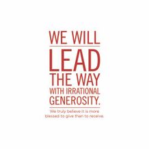 Irrational Generosity