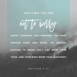 Matthew 6:25