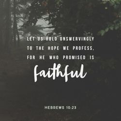Hebrews 10:23