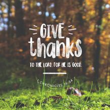 1 Chronicles 16:34