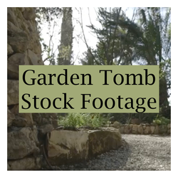 Garden Tomb Stock Footage