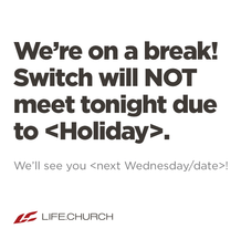 Switch Cancelled - Holiday