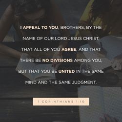 1 Corinthians 1:10