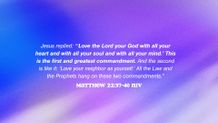 Matthew 22:37-40
