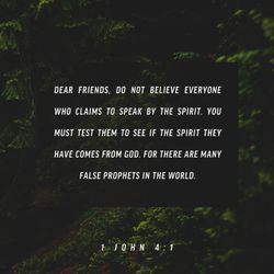 1 John 4:1
