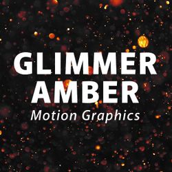 Glimmer Amber Motion Background 