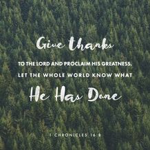 1 Chronicles 16:8
