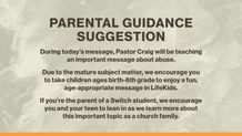 Editable Parental Guidance Slide 
