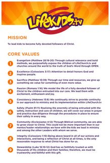 LifeKids.tv Core Value Poster