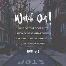 Matthew 6:1