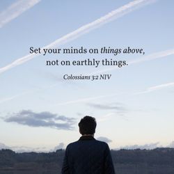 Colossians 3:2 NIV