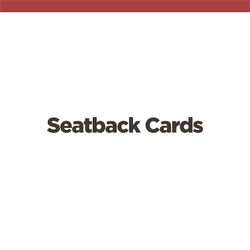 Seatback Cards