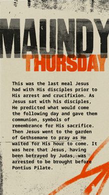 Holy Week Image - Thursday (1)