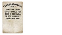 12 - 1 Thessalonians 5:18
