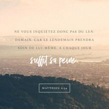 Matthew 6:34