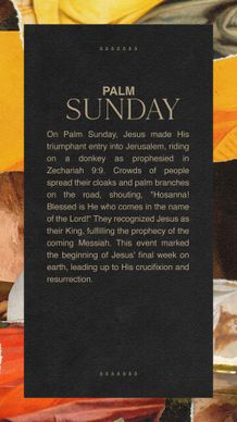 Holy Week 1a