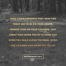 Deuteronomy 6:6