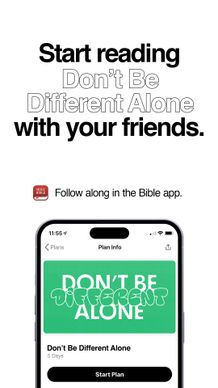 Don't Be Different Alone Story