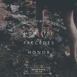 Proverbs 18:12