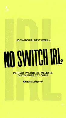 No Switch IRL Social Story - 2