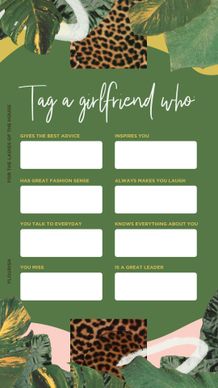 Instagram Story - Tag a Girlfirend