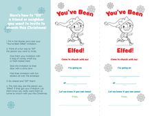You've Been Elfed Flyer