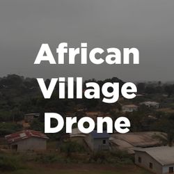 Stock Videography: African Village Drone