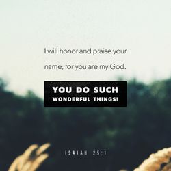 Isaiah 25:1